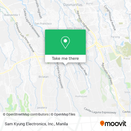 Sam Kyung Electronics, Inc. map