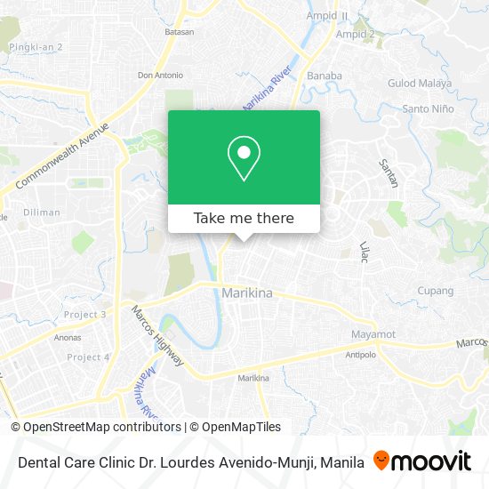 Dental Care Clinic Dr. Lourdes Avenido-Munji map