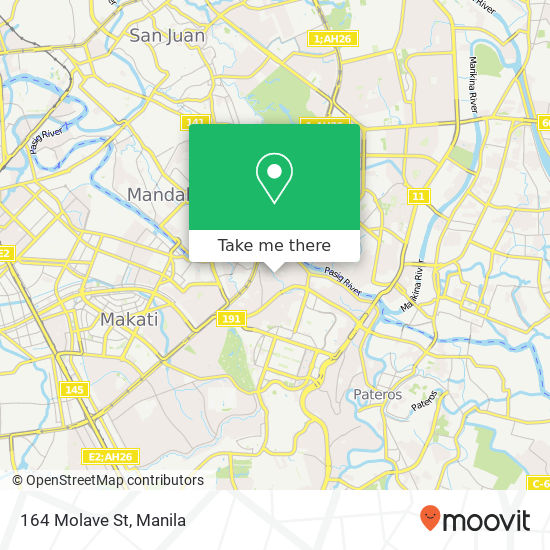 164 Molave St map
