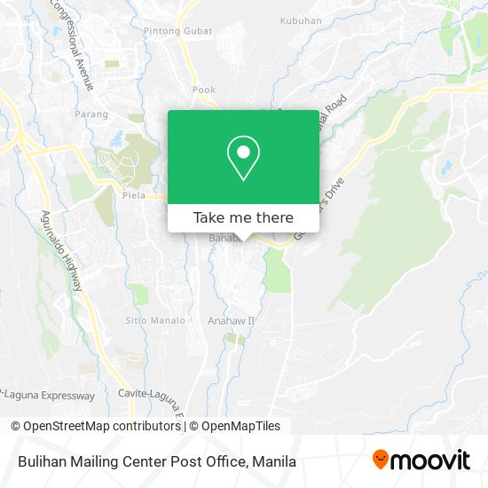 Bulihan Mailing Center Post Office map
