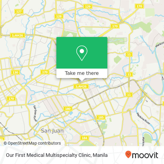 Our First Medical Multispecialty Clinic map