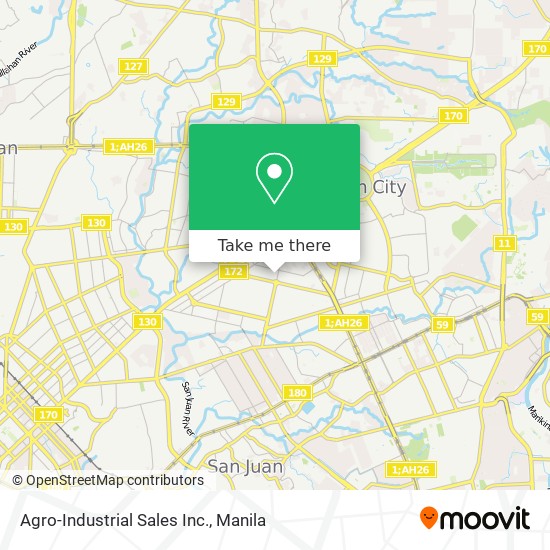 Agro-Industrial Sales Inc. map