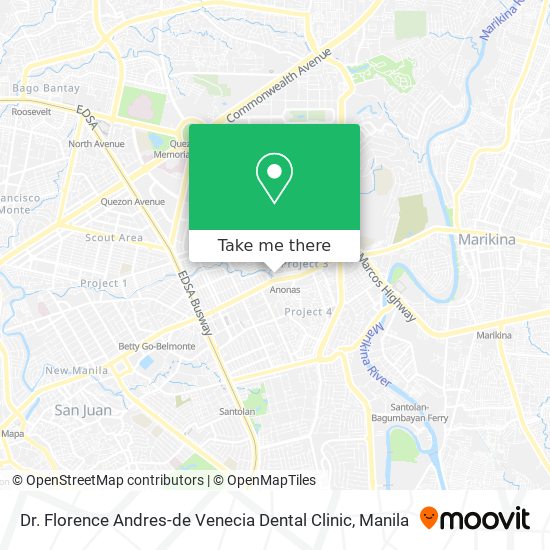 Dr. Florence Andres-de Venecia Dental Clinic map