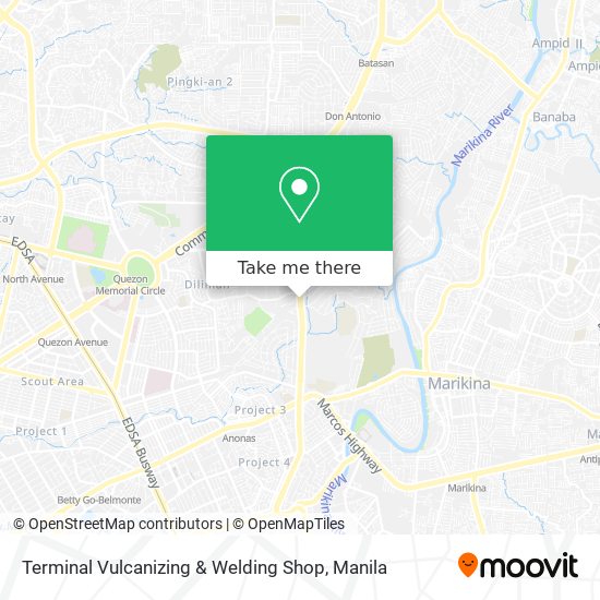 Terminal Vulcanizing & Welding Shop map