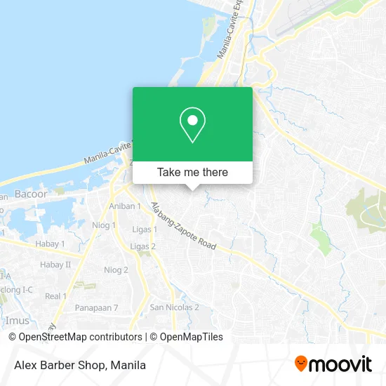 Alex Barber Shop map