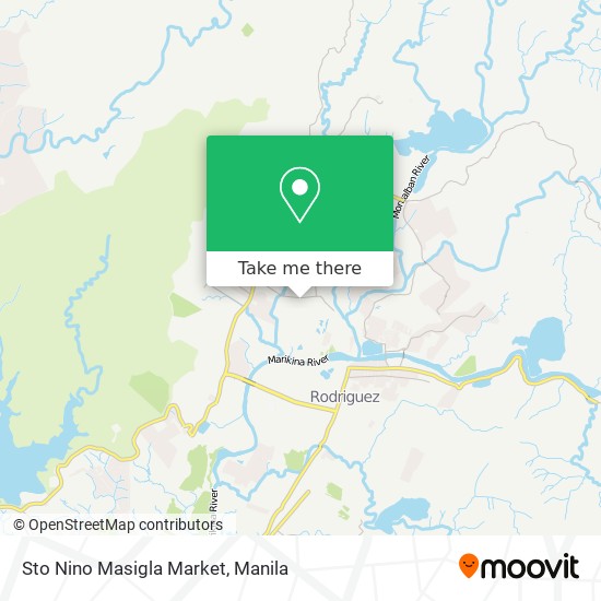 Sto Nino Masigla Market map