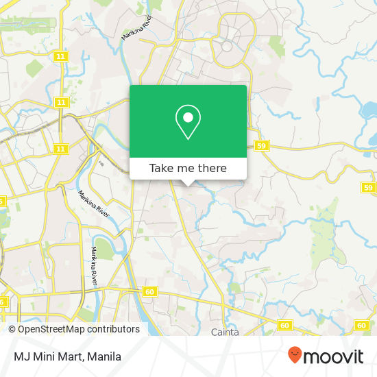 MJ Mini Mart map