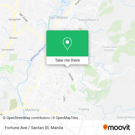Fortune Ave / Santan St map