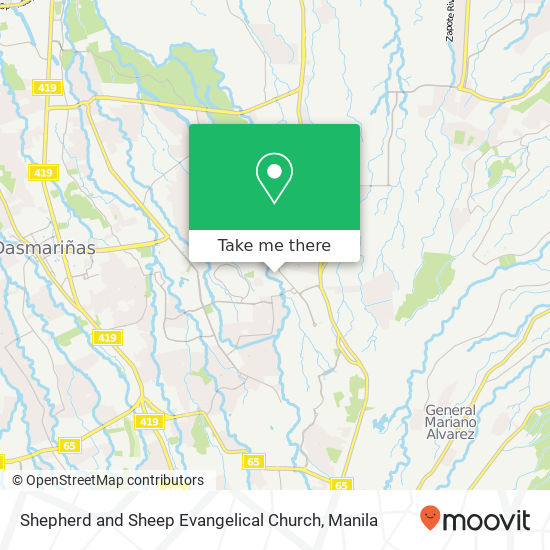 Shepherd and Sheep Evangelical Church map