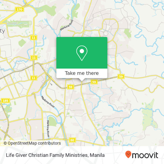 Life Giver Christian Family Ministries map