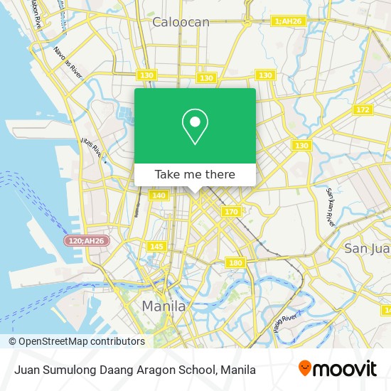 Juan Sumulong Daang Aragon School map