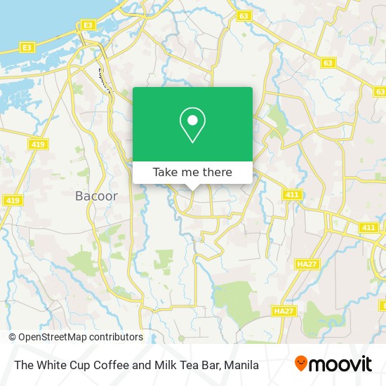 The White Cup Coffee and Milk Tea Bar map