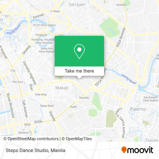 Steps Dance Studio map