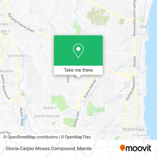Gloria-Carpio-Moses Compound map