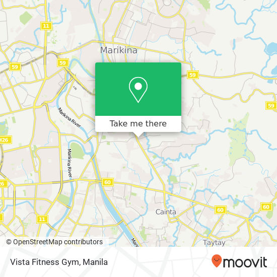 Vista Fitness Gym map