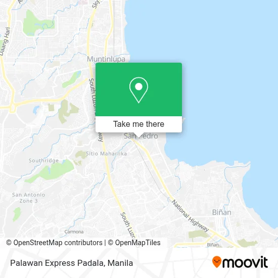 Palawan Express Padala map