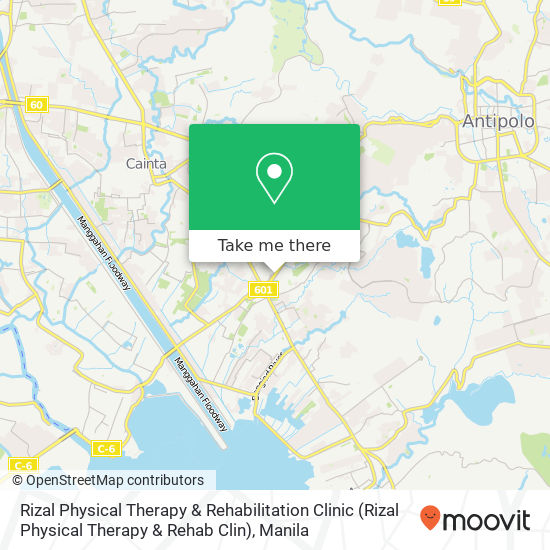 Rizal Physical Therapy & Rehabilitation Clinic (Rizal Physical Therapy & Rehab Clin) map