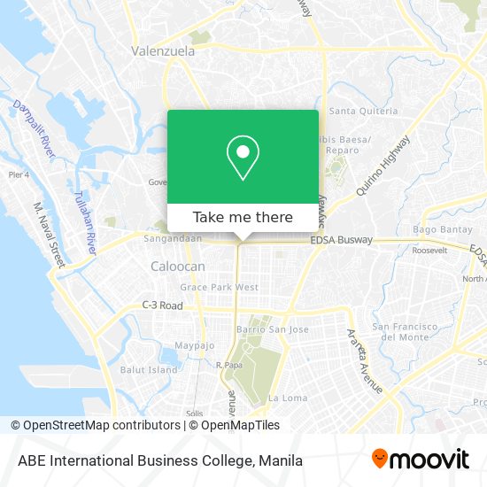 ABE International Business College map
