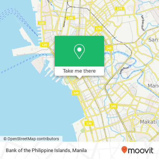 Bank of the Philippine Islands map