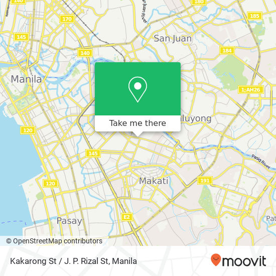 Kakarong St / J. P. Rizal St map