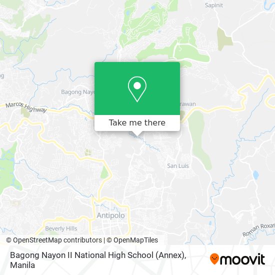 Bagong Nayon II National High School (Annex) map