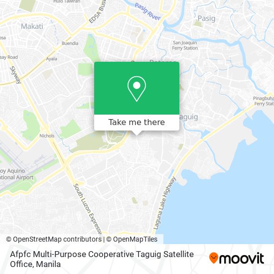 Afpfc Multi-Purpose Cooperative Taguig Satellite Office map