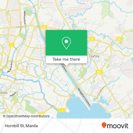 Hornbill St map