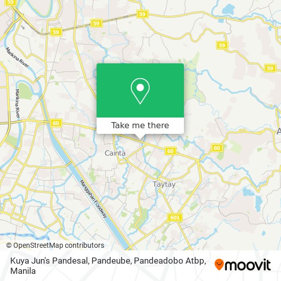 Kuya Jun's Pandesal, Pandeube, Pandeadobo Atbp map