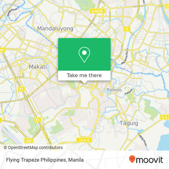 Flying Trapeze Philippines map