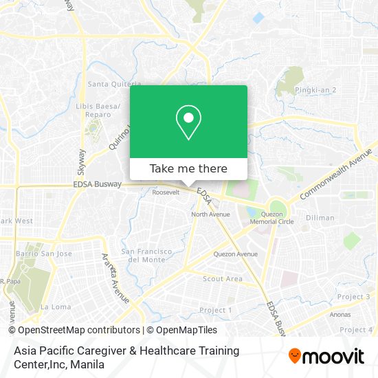 Asia Pacific Caregiver & Healthcare Training Center,Inc map