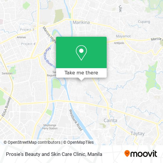 Prosie's Beauty and Skin Care Clinic map