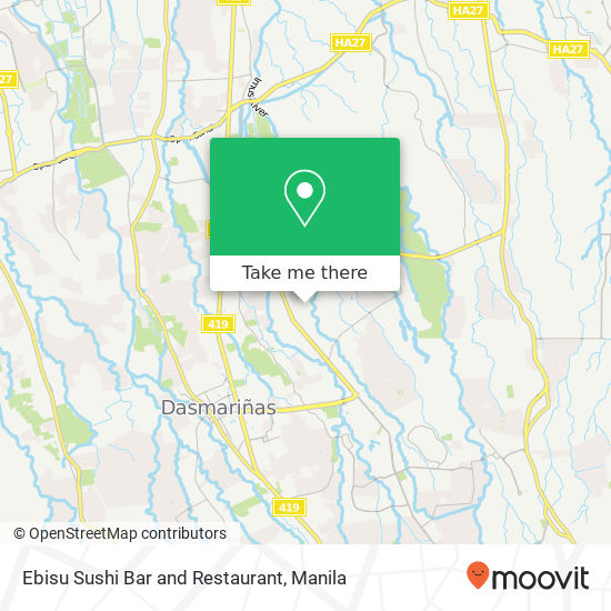 Ebisu Sushi Bar and Restaurant map