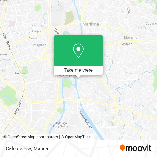 Cafe de Esa map
