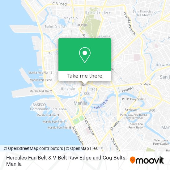 Hercules Fan Belt & V-Belt Raw Edge and Cog Belts map