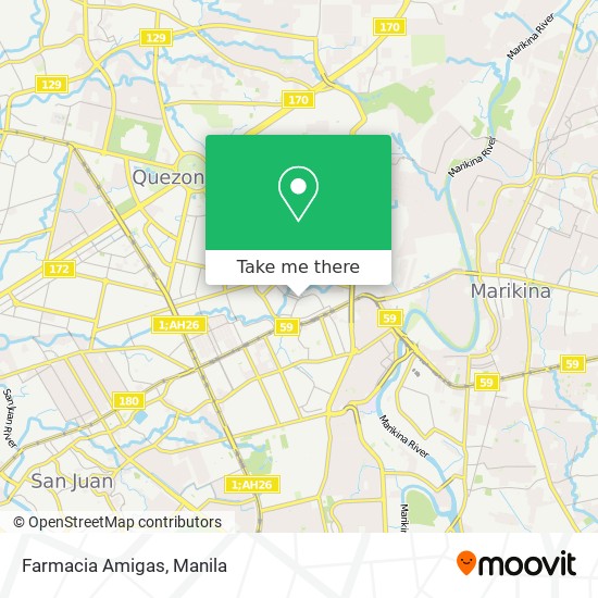 Farmacia Amigas map