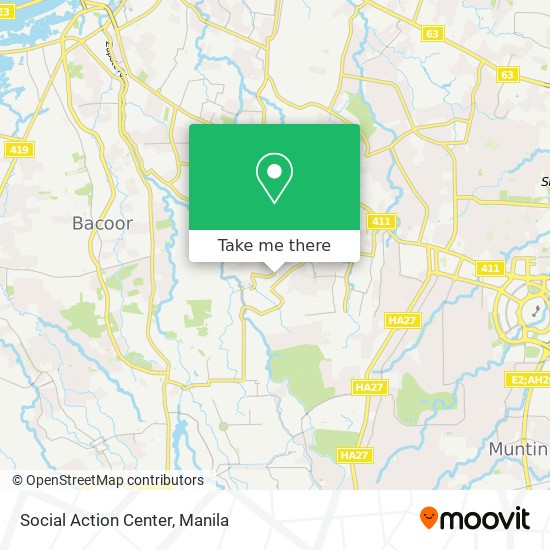 Social Action Center map