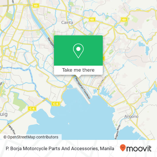 P. Borja Motorcycle Parts And Accessories map