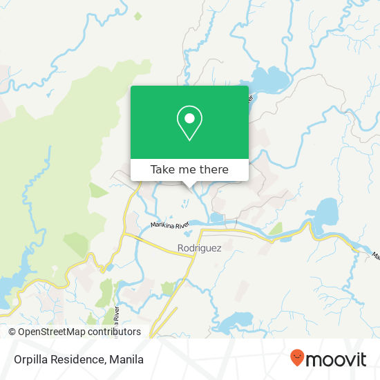 Orpilla Residence map
