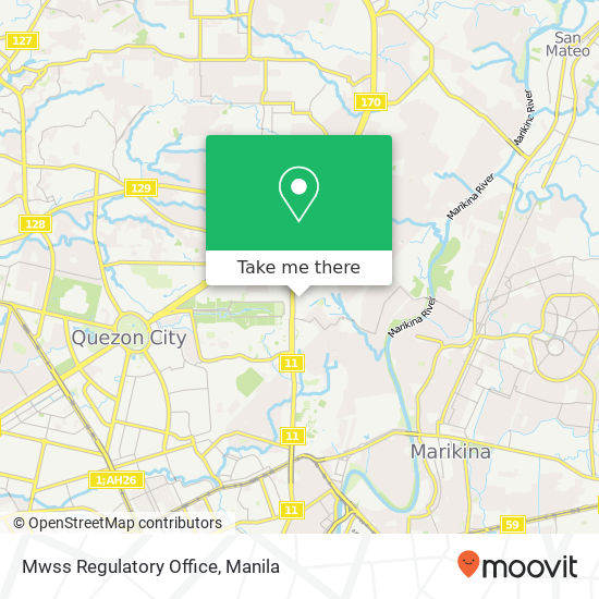 Mwss Regulatory Office map