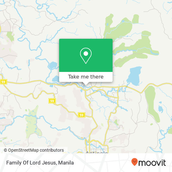 Family Of Lord Jesus map