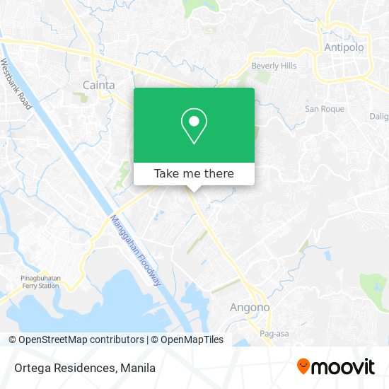 Ortega Residences map