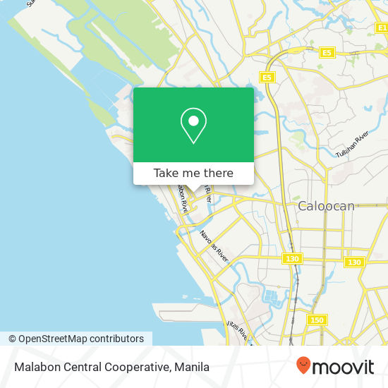 Malabon Central Cooperative map