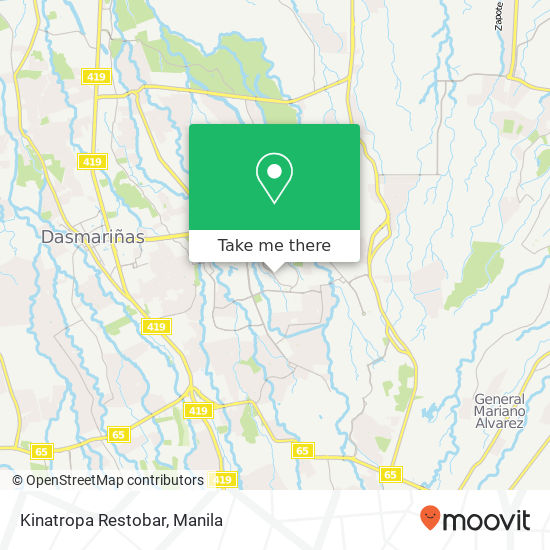 Kinatropa Restobar map