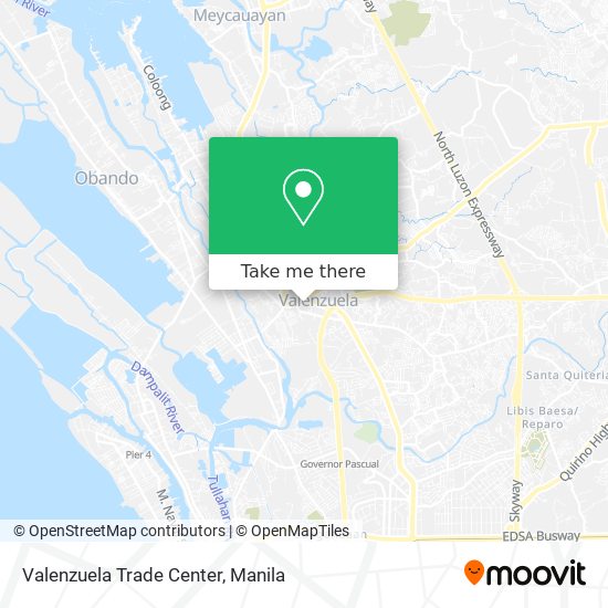 Valenzuela Trade Center map