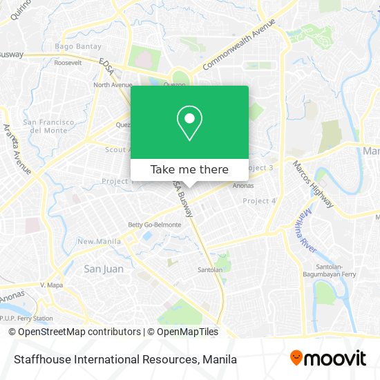 Staffhouse International Resources map