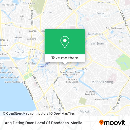 Ang Dating Daan Local Of Pandacan map