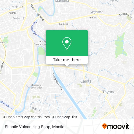 Shanile Vulcanizing Shop map