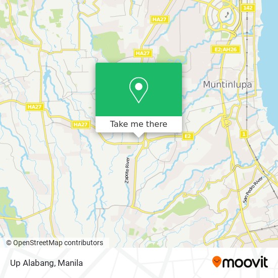 Up Alabang map