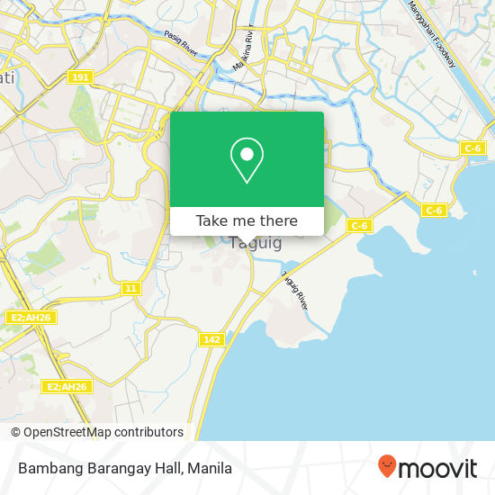 Bambang Barangay Hall map
