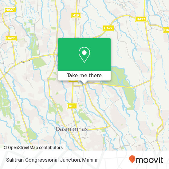 Salitran-Congressional Junction map